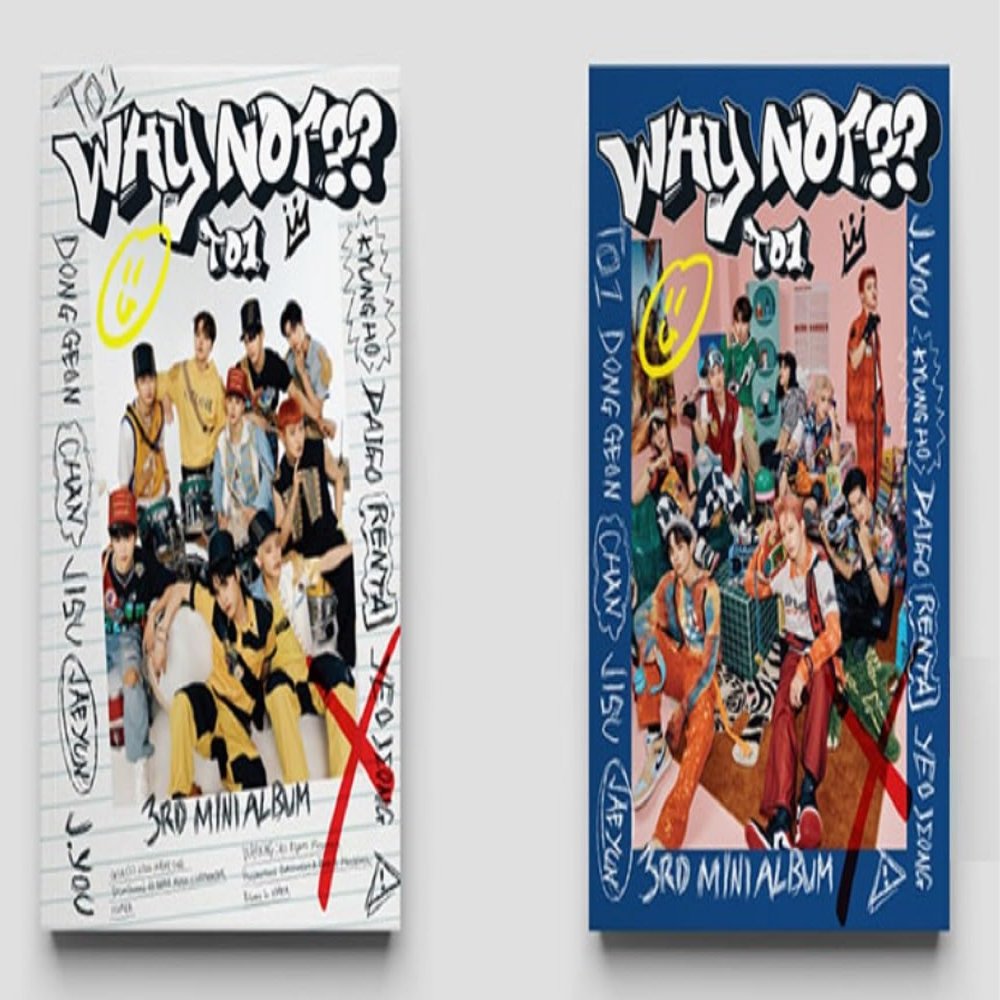 DREAMUS TO1 WHY NOT?? 3rd Mini Album Contents+Poster On Pack+Tracking Sealed (SET(Play+Ground))