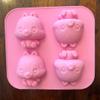 DISNEY CHIP AND DALE RESUCE RANGERS SILICONE PAN CUPCAKE SOAP CRAYON MOLD view 1