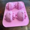 DISNEY CHIP AND DALE RESUCE RANGERS SILICONE PAN CUPCAKE SOAP CRAYON MOLD view 2