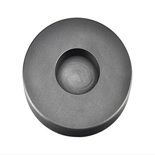 3 Troy Ounce Gold Round Coin Graphite Ingot Mold Metal Melting Casting Refining Scrap Jewelry Making