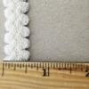 1 Pcs 1/2" Wide Off White Chenille Braid Trim for Sewing, Chenille Trim for Quilting 18 Yards | #AA122RK view 1