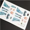 Reskit K48026-1/48 SU-25UB Interior 3D Decals for Smer/KP Model kit view 1