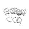 10pcs Earrings Silver Gold Hypoallergenic Round Lever Back Leverback Ear Hooks Finding (Silver) view 1