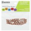 Essentials by Leisure Arts Czech Rola Bead Opaque Metallic Copper 6.2mm 10gm Czech Glass Beads for Jewelry Making, Czech Beads for DIY Bracelets, Necklaces, and Craft Projects view 1