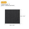 PATIKIL 14 Count Cross Stitch Cloth 10" x 10", 6 Pack Embroidery Cotton Fabric for DIY Needlework, Black view 2