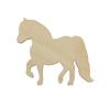 Essentials By Leisure Arts Arts Flat Wood Shape 24pc Pony view 1