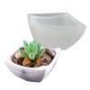 Square Concrete Flower Pot Silicone Mold Succulent Planter Vase Cactus Mold Epoxy Resin Plaster Cement Clay Mould view 1