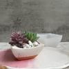 Square Concrete Flower Pot Silicone Mold Succulent Planter Vase Cactus Mold Epoxy Resin Plaster Cement Clay Mould view 3