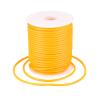 PH PandaHall Pandahall 27.4 Yards/Roll 3mm Hollow Pipe Tubuing Rubber Cord with 1.5mm Hole Tube Plasic Spool (Orange) view 1