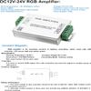 TOPXCDZ LED RGB Amplifier 24A LED Controller DC12-24V for 5050 3528 RGB LED Strip Light view 4