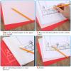 Outus 30 Pack Carbon Papers for Tracing, Graphite Carbon Copy Tracing Paper for Canvas Wood(8.5 x 11 Inch,White) view 3