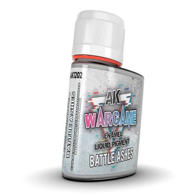 AK WARGAME Liquid PIGMENTS AK1202 Battle Ashes (35ml)