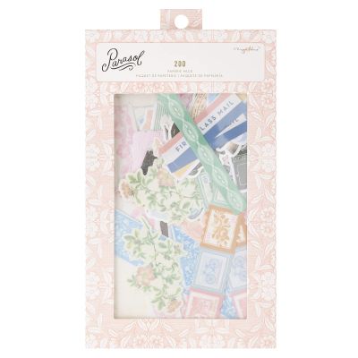 American Crafts Maggie Holmes Parasol Paperie Pack 200/Pkg-Paper Pieces & Washi Stickers