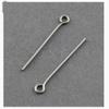 100pcs Adabele 304 Grade Surgical Stainless Steel Eye Pins 38mm (1.5 Inch) Eyepin (Wire 0.7mm/21 Gauge) for Jewelry Beading Craft Making SJF66-38 view 3