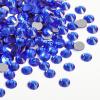 Beadsland 2880pcs Flat Back Crystal Rhinestones Round Gems for Nail Art and Craft Glue Fix,Sapphire,SS4,1.5-1.7mm view 2