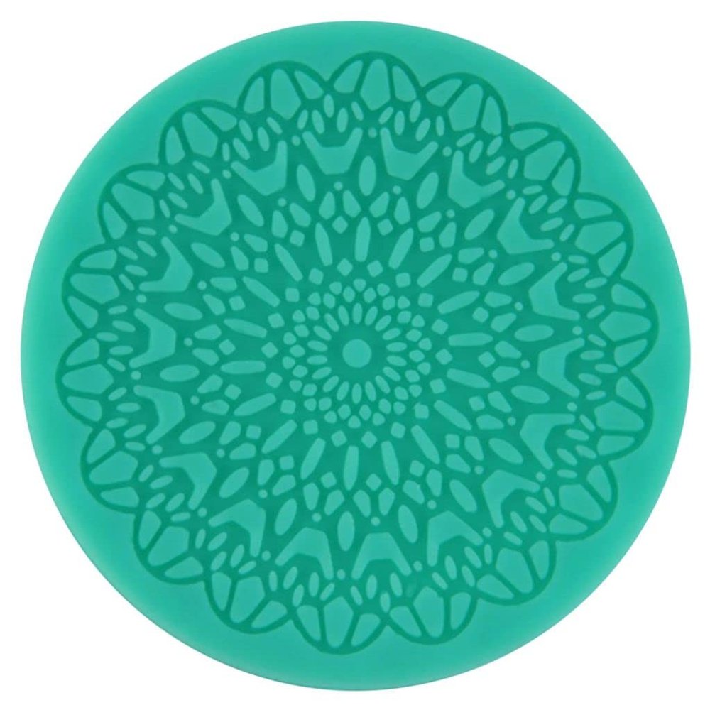Silicone Molds DIY Round Blossoms Silicone Molds for Baking Handmade Baking Tools for Cake Fondant Biscuit Cookies Sugar Pudding Chocolate Hard Candies Dessert Candle Soap Polymer Clay