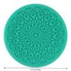 Silicone Molds DIY Round Blossoms Silicone Molds for Baking Handmade Baking Tools for Cake Fondant Biscuit Cookies Sugar Pudding Chocolate Hard Candies Dessert Candle Soap Polymer Clay view 4