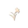 Unfinished Wood Craft Easter Lily Shape Easter Flower Craft up to 46" DIY 24" / 1/4" view 1