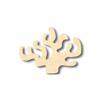 Unfinished Wood Coral Shape Ocean Nursery Craft up to 46" DIY 10" / 1/8" view 1