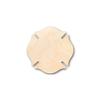 Unfinished Wood Fireman's Badge Symbol Shape Firefighter Craft up to 46" DIY 12" / 1/8" view 1