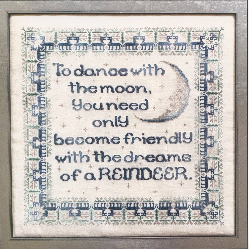 Rosewood Manor X-1107 Reindeer Dreams Chart by Karen Kluba