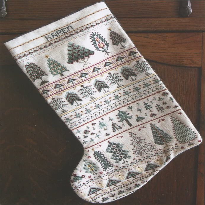 Rosewood Manor X-1210 Cranberry Row Chart by Karen Kluba