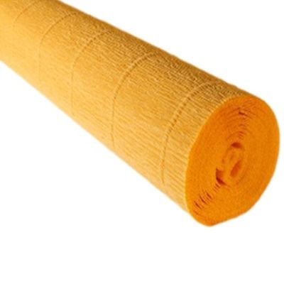 Premium Italian Crepe Paper Roll Heavy-Weight 180 Gram 13.3 sqft (76-Orange), 20 INCH