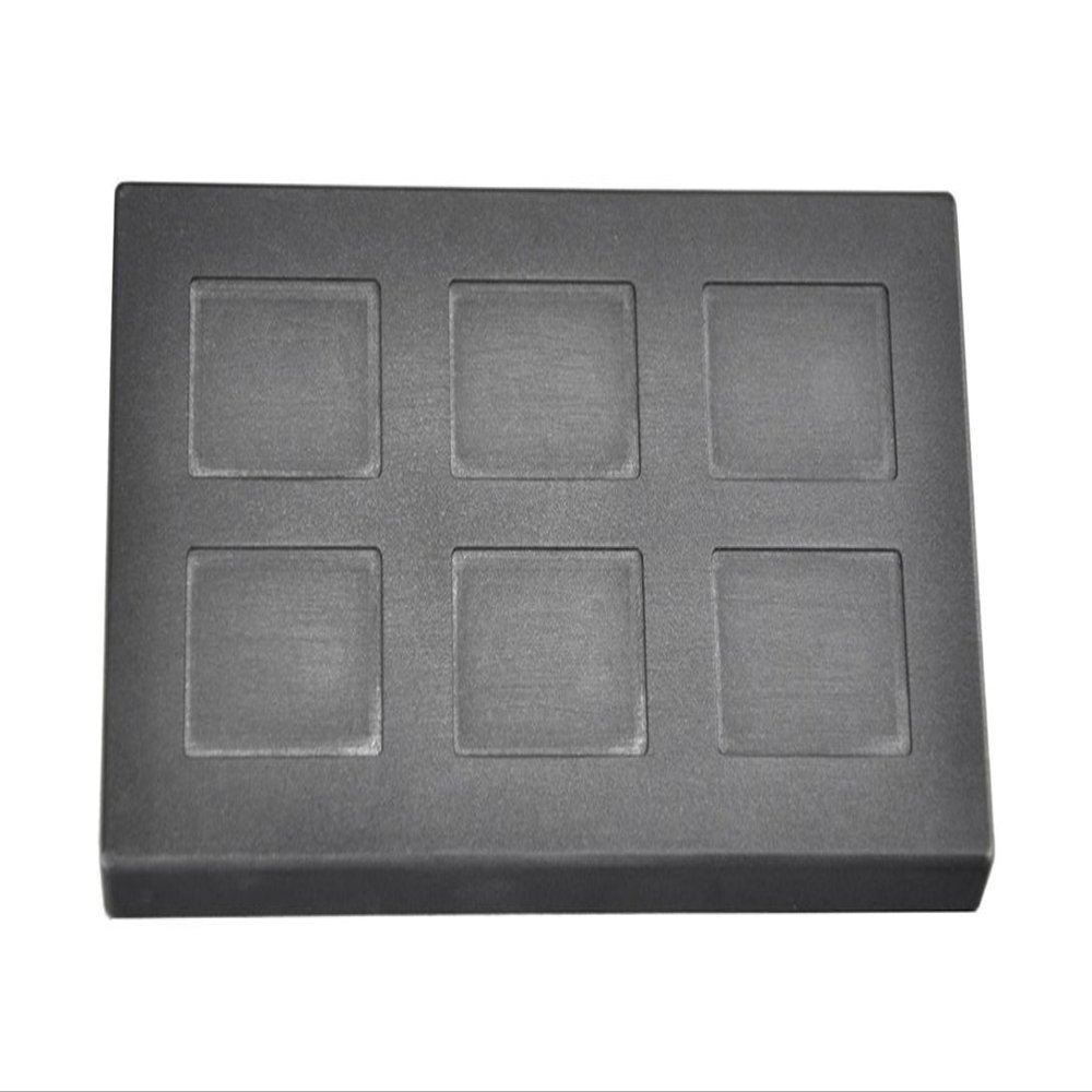 5 Gram Multi Cavity Gold Rectangular Graphite Ingot Mold Metal Melting Casting Refining Scrap Jewelry Making