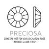 Preciosa Crystal VIVA12 Hotfix Rhinestone 6.5mm (SS30) Padparadscha (Package of 20) view 2