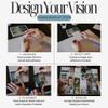 All-In-One Vision Board Kit for Women: 150 Aesthetic Picture & Quote/Affirmation Cards, Foldable Dream/Mood Board | Manifestation, Goal Setting & Law of Attraction Supplies for Adults Teens view 3