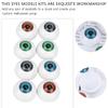 SEWACC Halloween Eyeballs 8pcs Scary Realistic Hollow Eyeballs Halloween Horror Props Half Round for DIY Crafts Haunted House Party Decor view 4