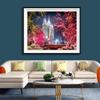 Diamond Painting Kits for Adults Kids Salt Lake Temple Scenery DIY 5D Diamond Painting Arts Craft for Home Wall Decor Birthday Gifts 12x16 in view 3