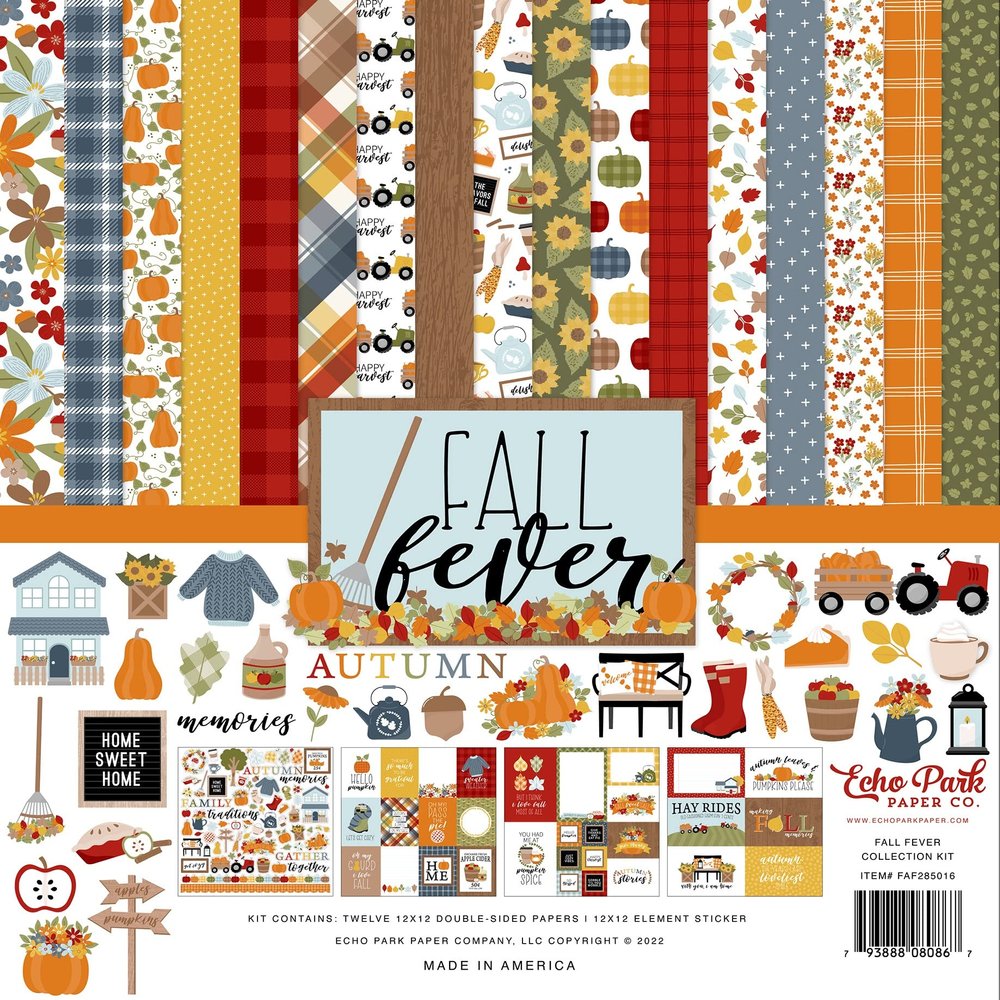 Echo Park Collection Kit 12"X12" - Fall Fever
