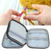 Crochet Hook Case,2 Layer Knitting Organizer Storage 600D Oxford Fabric Crochet Hook Holder Organizer Knitting Needles Organizer view 2