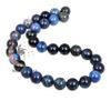 10.5 mm Smooth Round Dumortierite Beads Natural Beads Gemstone Loose for DIY Necklace Bracelet Jewelry Making Strand 15", 39 cms view 3
