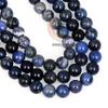 10.5 mm Smooth Round Dumortierite Beads Natural Beads Gemstone Loose for DIY Necklace Bracelet Jewelry Making Strand 15", 39 cms view 4