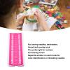 50 Positions Floss Organizer, Embroidery Thread Organizer with Replaceable Paper Card Embroidery String Holder Floss Organizers(rose red) view 3