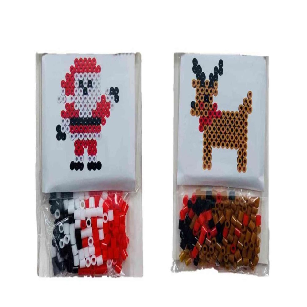 Meggan's Warehouse Christmas Melty Bead 2 Pack (Santa, Reindeer)