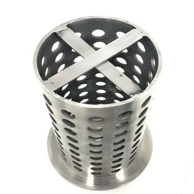 Perforated Flask 4" x 8-1/2" Casting Flask Vacuum Casting Stainless 1/8" Wall by JTS