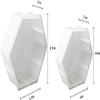 2 Pcs Large Silicone Molds for Resin 9 inch 7inch Hexagon Silicone Molds, Hexagon Deep Resin Mold for Epoxy Resin, Silicone Molds for Flowers Bouquet Preservation view 2