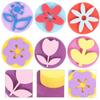 6 Pcs EVA Painting Sponges Foam Painting Stamper Sponge Seal DIY for Toddlers Early Learning Random Color view 2