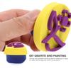 6 Pcs EVA Painting Sponges Foam Painting Stamper Sponge Seal DIY for Toddlers Early Learning Random Color view 3