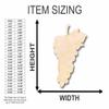 Unfinished Wood Grape Shape Fruit Food Craft up to 46" DIY 12" / 1/4" view 2