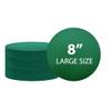 Pack of 4 FLOFARE Round Floral Foam Blocks for Fresh and Artificial Flowers, Each (8" X 1.4"), Dry & Wet Green Flower Foam for Flower Arrangements and Florist Supplies view 1