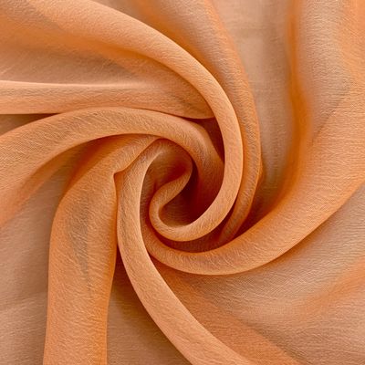 Jolene Papaya Polyester Two-Tone Chiffon Fabric by The Yard - 10135