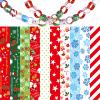 MIAHART 600 Piece Christmas Paper Chains - Festive Paper Craft Favors & Links for Merry Christmas & Party Decor view 1