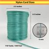 2 mm 330 Feet Satin Nylon Cord String for Jewelry Making Bracelet Necklaces Beading Thread Rattail Macrame Kumihimo Chinese Knot Craft view 2