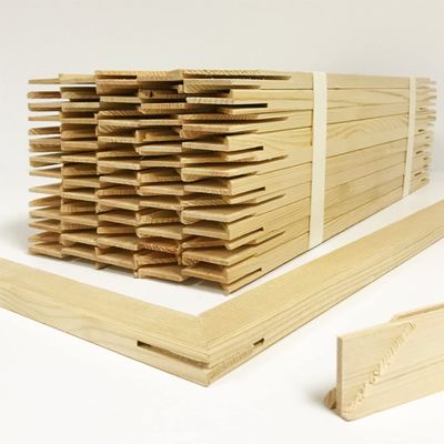 60" 50 PK Bulk Discount 0.75" Canvas Stretcher Bars Wood Frame for Canvas Stretching.Stretcher Frames.Stretcher Bars for Needlework.Oil Paintings.Extra Large Canvas Stretcher Bars Custom Size 6-84"