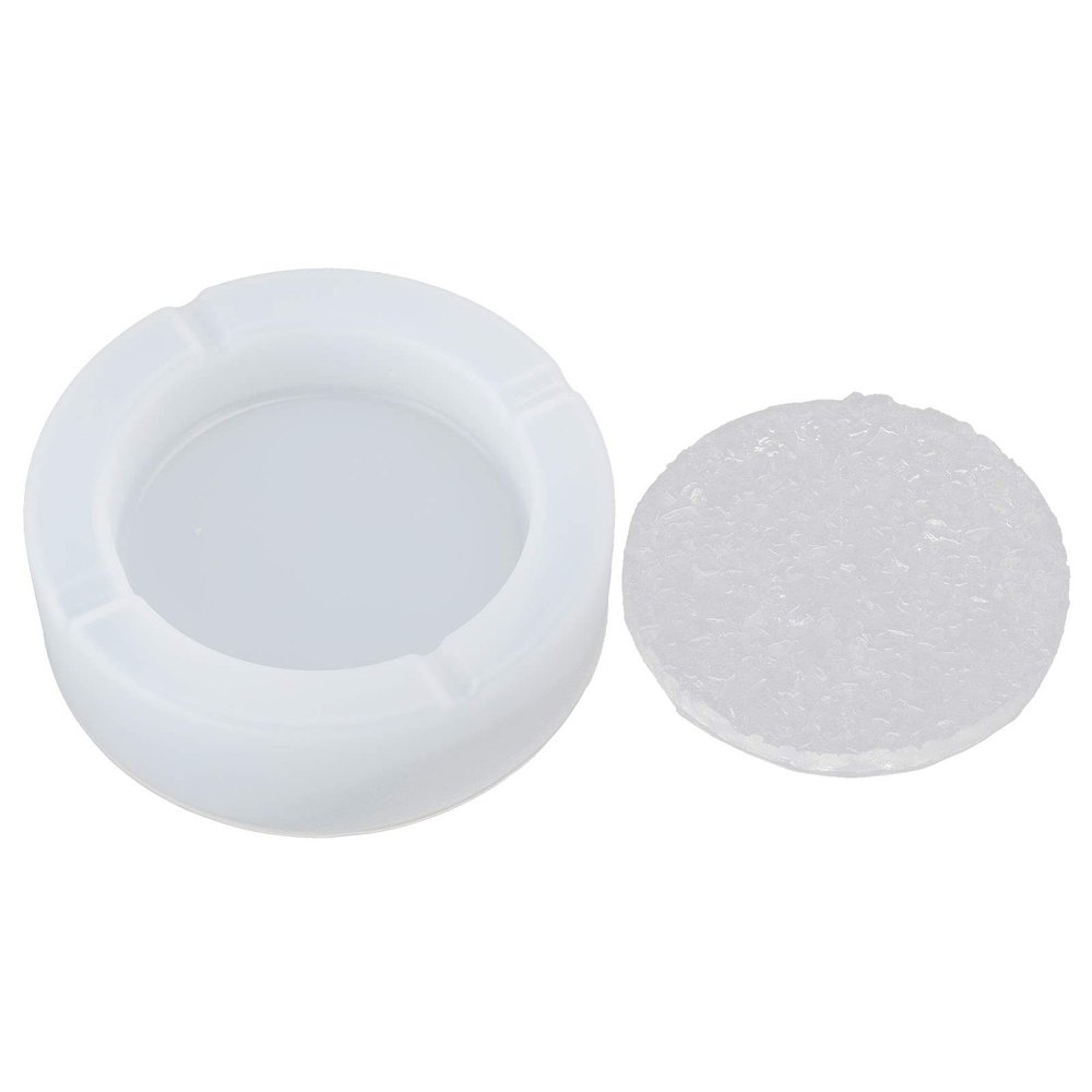 1 Set Ashtray Mold DIY Crystal Epoxy Mould Mirror Surface Silicone Storage Box with Round Base for Resin Casting,Ashtray Resin Molds, DIY Handcrafts, Ashtray Resin Molds, 1 Set Ashtray Mold DIY