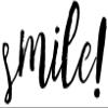 Infusion Smile! Rubber Stamp, 2 X 3'' Wood Stamp view 2